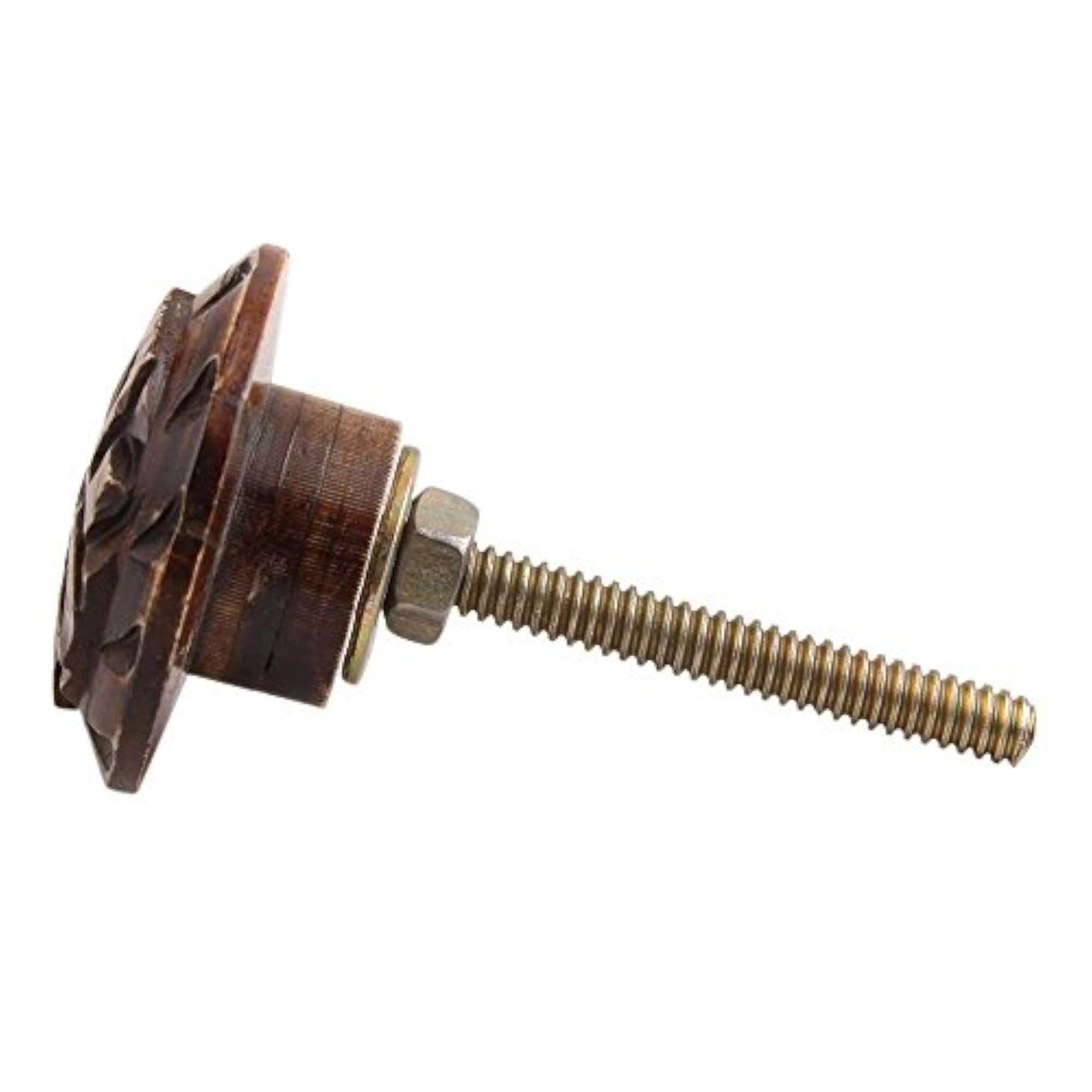 Pack of 2 Brown Bone Dresser Drawers Knobs