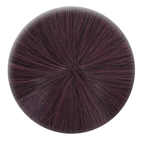 Image of Short Dark Plum Cosplay Wig for Cosplay Events