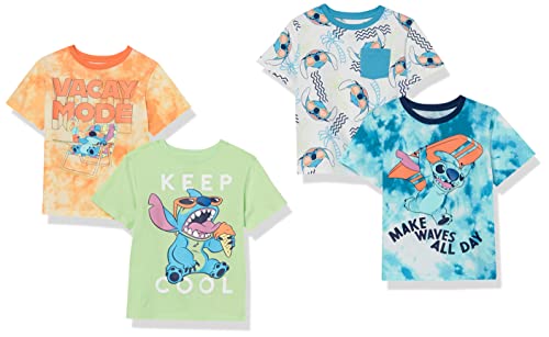 Image of Amazon Essentials Disney | Marvel | Star Wars Boys and Toddlers' Short-Sleeve T-Shirts, Multipacks