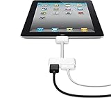 Efanr iPad 30 Pin Dock To HDMI Digital AV Video Converter Adapter Dock to HDMI HD TV HDTV AV Cable Adapter, ONLY Works for iPad 2, iPad 3, iPhone 4/4S , iPod Touch 4G
