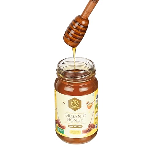 Image of Shiva Organic Raw Organic Certified Honey 250g | 100% Pure NMR Tested | Raw and Unprocessed