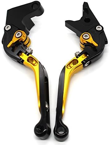 Miniatura 127 de FXCNC Billet Folding Extendable Adjustable Brake Clutch Levers Compatible with Raptor YFM660 01-04, TTR125L/LE/LW 00-16, Banshee 350 02-06