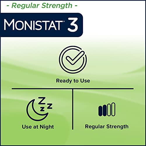 monistat 3 day yeast infection treatment for women 3 miconazole pre-filled cream applicators 1 pack