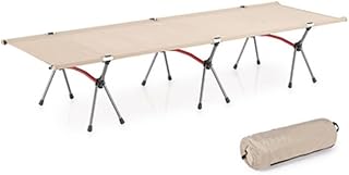 Moniss Cama de Dormir Dobrável Ultraleve Portátil para Escritório Sesta ao Meio-dia Cama para Dormir Alto-Baixo Liga de Alumínio de Uso Duplo Cama de Dormir para Camping Caminhadas