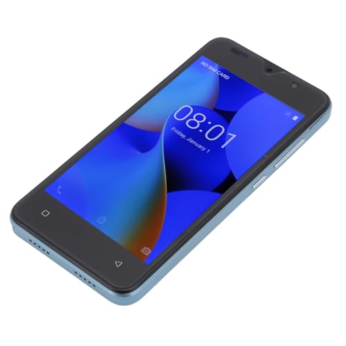 Tonysa Smartphone con Schermo HD da 5,0' con Memoria da 4 GB+32 GB, Doppia Fotocamera, Riconoscimento Facciale, per 12, Adatto a Tutte Le età, Tipo di Interfaccia USB (Blue)