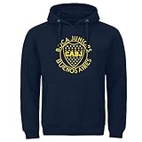 langhaltender Druck Boca Juniors Jugador Ultras Ultra Szene Diego Maradona Derby Fussball blau Hoodie 3XL