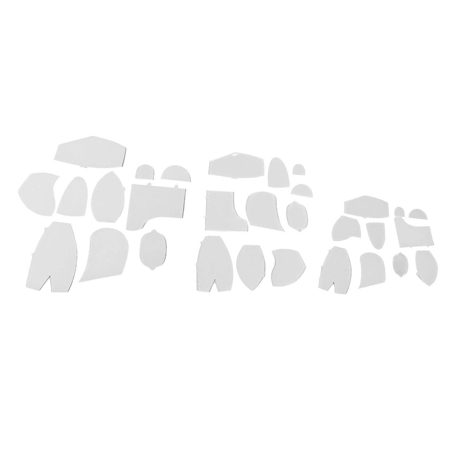 GOWENIC Memory Bear Sewing Template Ruler Set, 30 Pcs, Preserve Childhood Memories, Beautiful Addition to Nursery, Meaningful Craft