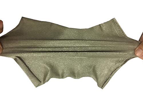 Earth/Grounding Conductive Silver Fiber Fabric EMF/RFID/EMI/RF Blocking Elastic Fabric Safe and Healthy to Skin Sold by 40"x59" inch