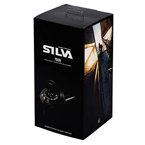 Bootskompass Silva Brujula 70 Unisex für Erwachsene in Schwarz