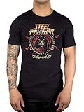 Große Geschenkidee Offiziell Steel Panther Death to All But Metal T-Shirt, Schwarz, M