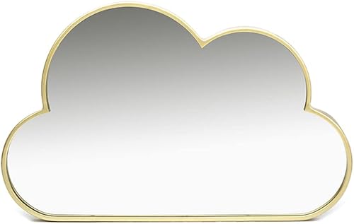 Espejo de baño con marco de metal, espejo de pared grande, ideal para dormitorio, sala de estar, espejo decorativo moderno