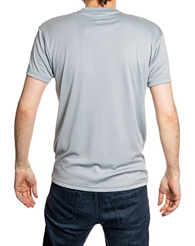 Calhoun NHL Mens Short Sleeve Rash Guard Wicking T-Shirt (XX-Large, New York Rangers) - Image 3