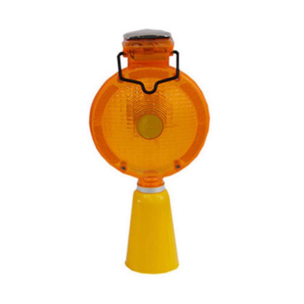 Roadway Safety Solar Warning Flashing Traffic Cone LED Light