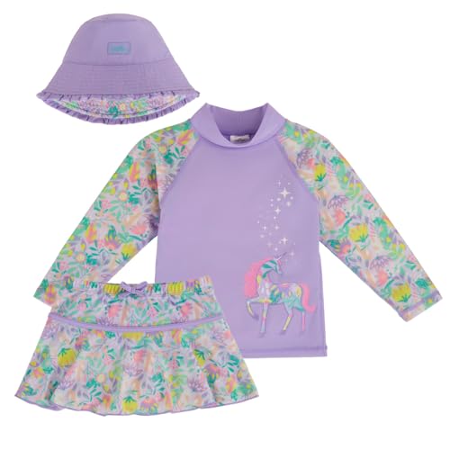 Image of UV SKINZ UPF 50+ Girls' 3-Piece Swim Set