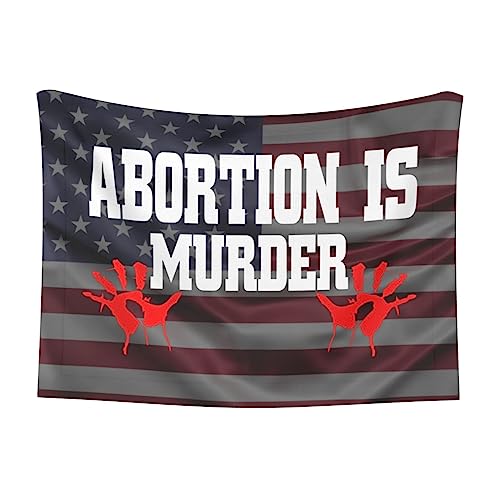 Abortion is Murder Soft and Cozy Pet Blanket for Dogs and Cats - Versatile and Comfortable Large