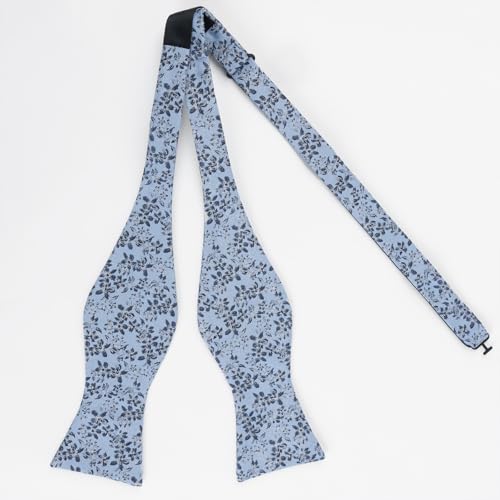 Image of Alizeal Mens 2pcs Floral Pattern Bow Tie Set
