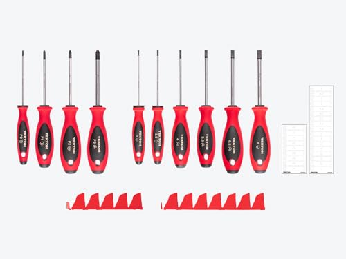 Image of TEKTON Phillips and Slotted Screwdriver Set, 10-Piece | DWZ90116