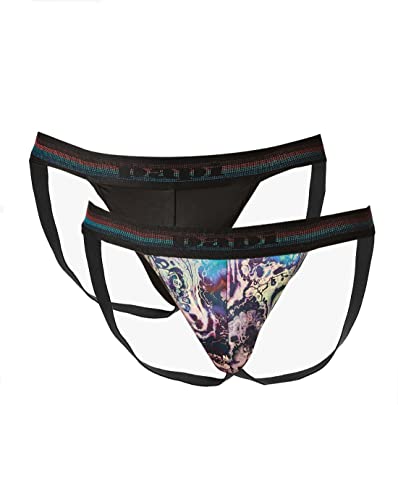 papi 2-Pack Jockstraps - UMPA108 (Pageant Blue/Black, Medium)