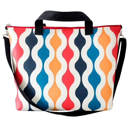 Bolsa Beach Tennis Raqueteira Esportiva Com Alça - ISOPRENE - Ondas Coloridas