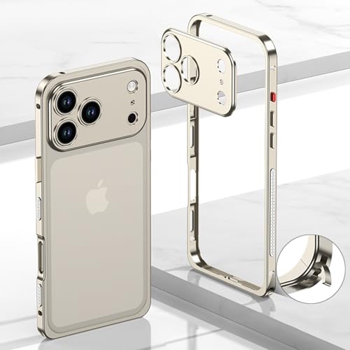 Coque iPhone 14 Pro avec cadre métal protecteur et coque objectif renforcée