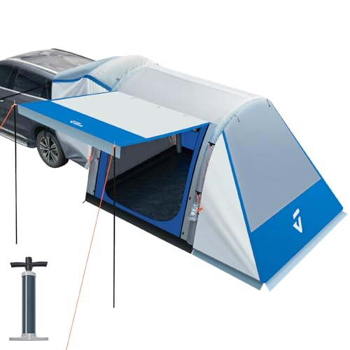 JOYTUTUS Inflatable SUV Tent with Pump 2.0, 30% More Space...