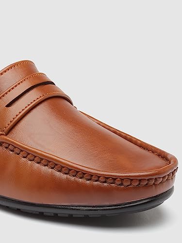Image of Action-DRIVE-42 Lightweight Comfortable Synthetic Leather Loafers for Men