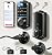 Veise VE017-L Fingerprint Smart Lock with 2 Lever Handles, Keyless Entry Front Door Lock Set, App Control, Electronic Digital Keypad Deadbolt, Easy Installation, Emergency Power Port, Matte Black