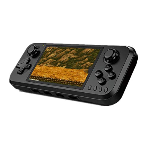 Console de jeu portable quad-core 32G Intégré 4000 Jeux classiques Console de jeu vidéo HDMI 40 Grand émulateur Contrôleur USB Sortie Quatre personnes Joueur de jeu (Noir) Cover