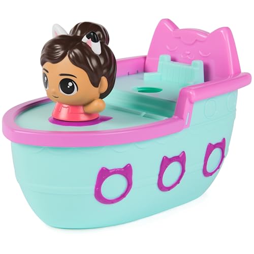 DreamWorks GABBY'S Dollhouse Gabby & SS Mercat Bath Set, Floating Toddler Bath Toys with Cruise Ship & Squirter, Kids Toys for Girls & Boys Ages 3+ by DREAMWORKS GABBY'S DOLLHOUSE - Image 9