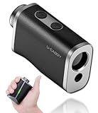 【UUUM GOLF共同開発】ゴルフ レーザー 距離計 【プロ納得の高性能・使いやすさ】小型 軽量 コンパクト マグネット ピンサーチ機能 手ぶれ防止 3点間測定 0.04秒測定 光学6.5倍望遠 距離測定器 計測器 U-CADDY