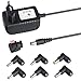 CA/CC Alimentatore Universale 12V 2A 24W Caricatore per Strisce LED, Router, Hub, Telecamera CCTV, Hard disk esterno, Ventola, Tastiera Yamaha,Tablet ed Elettronica Domestica,Adattatore con 7 Spine CC