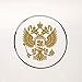 Heaven2017 Coat of Arms of Russia Car Body Sticker Decal Russian Federation Eagle Emblem - Golden