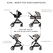 Kinderkraft ESME Pushchair 3-in-1 Complete Set up to 22 kg, Combination Pram Travel Systems with Baby Seat I-size 40-75 cm, Folding, Reclining Position, Beige