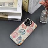 Generic Case Compatible with for iPhone 13 Pro,Pink Sea Shell Art Phone Case for iPhone 13 Pro,Protective Phone Case Hybrid 2-Layer Hard Shell for Girl Boy Women Men - Image 5