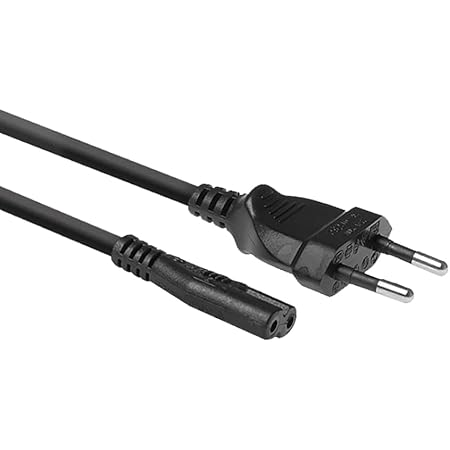 Apparaatsnoer - C7 - Kabeltype: H03VVH2-F 2x0.75mm² Max. belasting: 230V/2.5A, Aansluiting 1: Euro male, Aansluiting 2: C7 female, Lengte: 5 Meter
