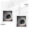EVANEM Canvas Tote Bag For Woman 3d Art Shoulder Handbags Reusable Grocery Bags Purse Shopping Bag #1