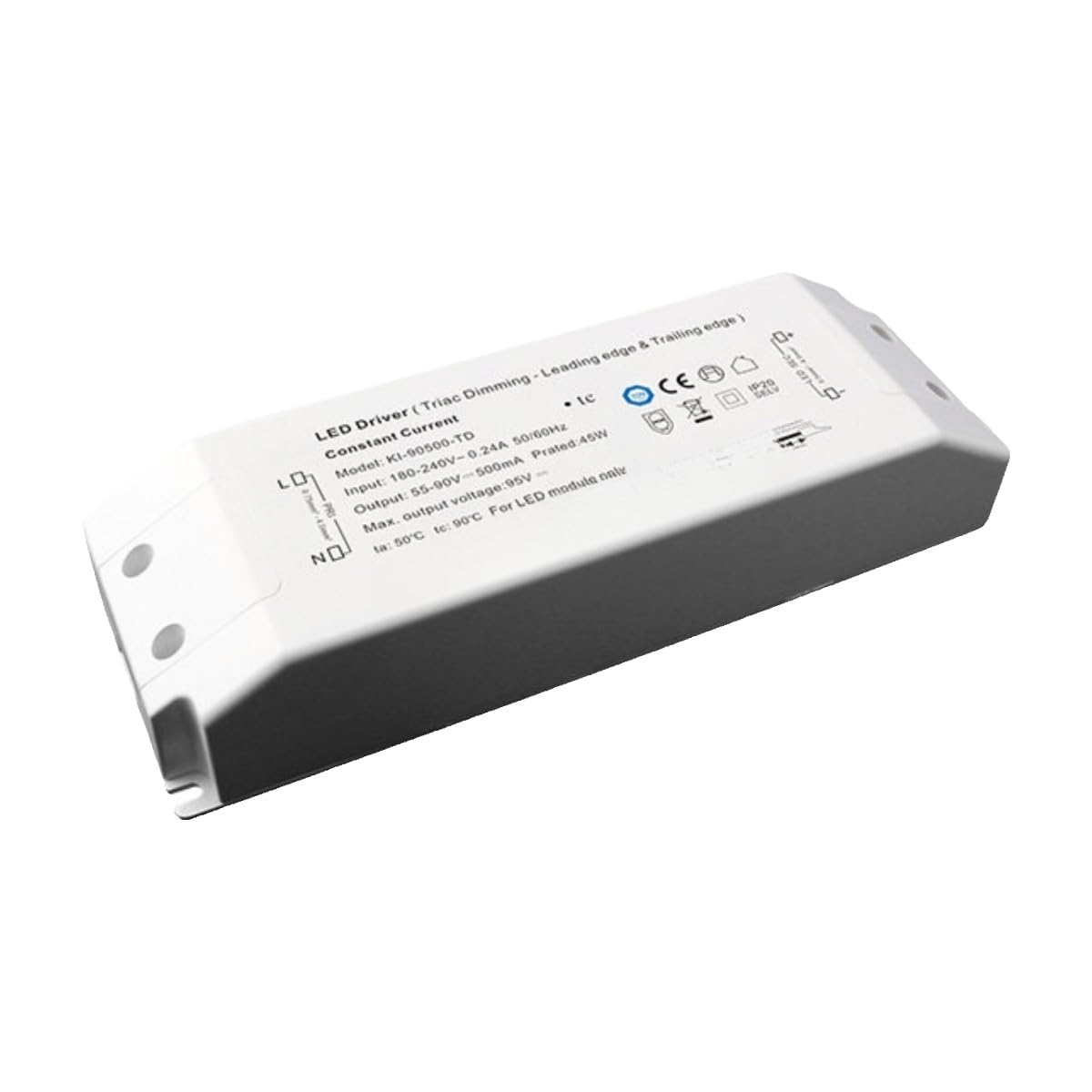 Transformateur LED dimmable thyristor 45W 36V courant constant tension universelle - 2