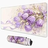 【SURFACE LISSE】Ce tapis de souris gaming est fabriqué à partir de matériaux de haute qualité, avec une surface lisse et délicate, permettant à votre souris de glisser facilement