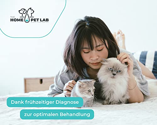 The Home Pet Lab 1 x Giardien Schnelltest Hund & Katze - Giardien-Test zuverlässig als Test bei Darmparasiten und Durchfall - Für Hunde & Katzen bei Giardia (1 x Test)