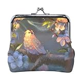 Eslifey Pretty Bird Porte-monnaie pour femmes et filles, multicolore, OneSize