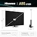 Hisense 55A85Q 139cm (55 Zoll) Fernseher, 4K UHD OLED Smart TV,120Hz, HDMI 2.1, Game Mode Pro, AMD FreeSync Premium, Dolby Vision IQ & Atmos, Bluetooth, Alexa Built-in, Schwarz, [2025]