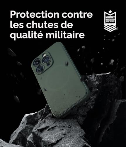 Coque iPhone 15 Pro antichoc magnétique Ringke Onyx flexible