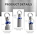 Eratus 2 PCS Car Trunk Automatic Lifting Spring + Buckle, Alloy Anti-Drop Trunk Auxiliary Opening Limiter, 5.9 