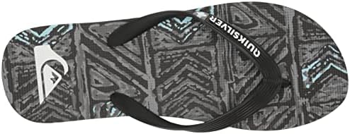 Quiksilver Men's Molokai Highlite Arch Flip-Flop, Black/Grey/Black, 11 | Image 4