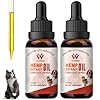 Hemp oil for dogs and cats calming drops dog relaxants help pets with anxiety stress sleep hip joints support arthritis sizures rlief halth organic pet hemp oil drops 2 pack  urban country home decor