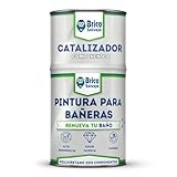 BRICOSALVAJE Pintura para Bañeras Acabado SATINADO Dos Componentes 600+150...
