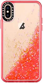 Casetify Glow in The Dark Glitter iPhone Xs/X Case with Floating Glitter Sparkle