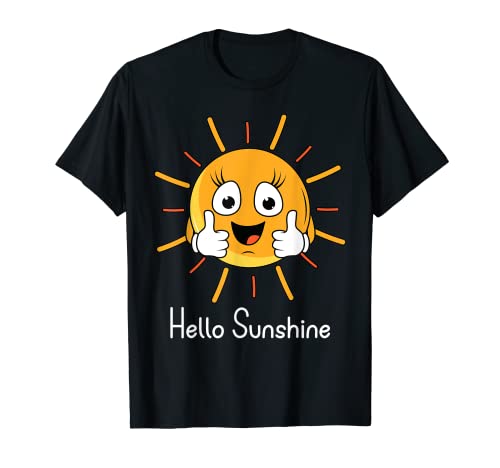 Smile Face Sunshine Cute Kawaii Happy Smiling Face Sun Kids T-Shirt