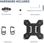 VIVO Fully Adjustable Single Monitor Arm for Desk Mount Stand, Monitor Arm for 1 Screen up to 27 inches, Black, PT-SD-AM01A