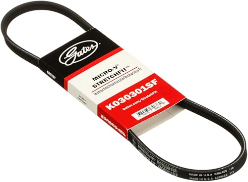 Gates K030301SF courroie micro-V extensible accessoire moteur voiture